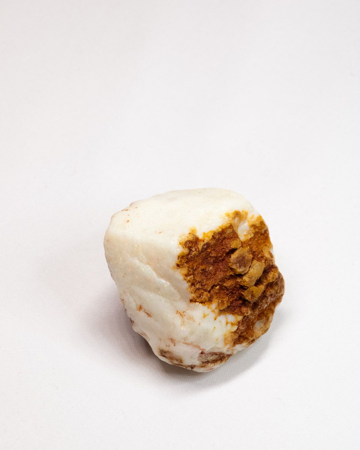 Opal No. 001, back with orange ironstone