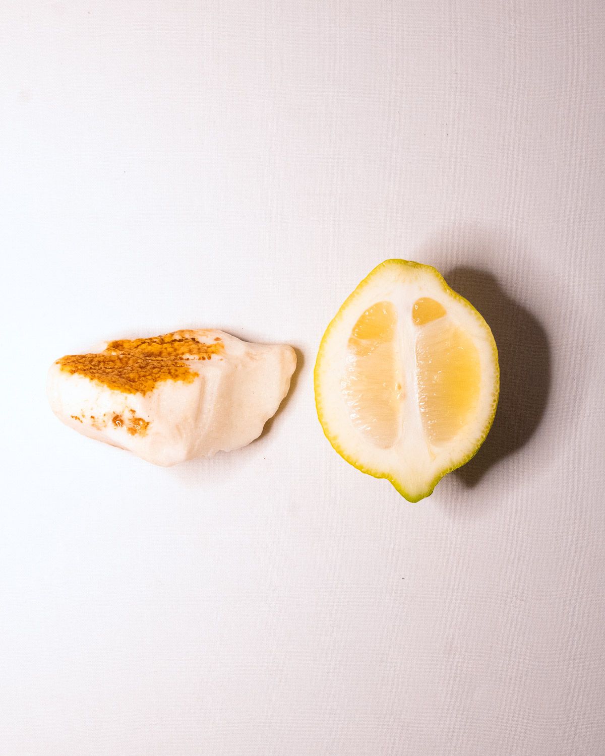 Opal No. 006 beside half a lemon