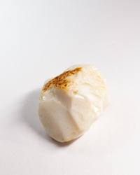 Opal No. 012, side with an ochre ironstone crown
