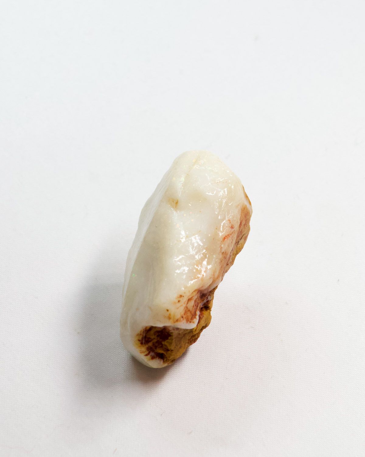 Opal No. 014, top showing colour with an ironstone base