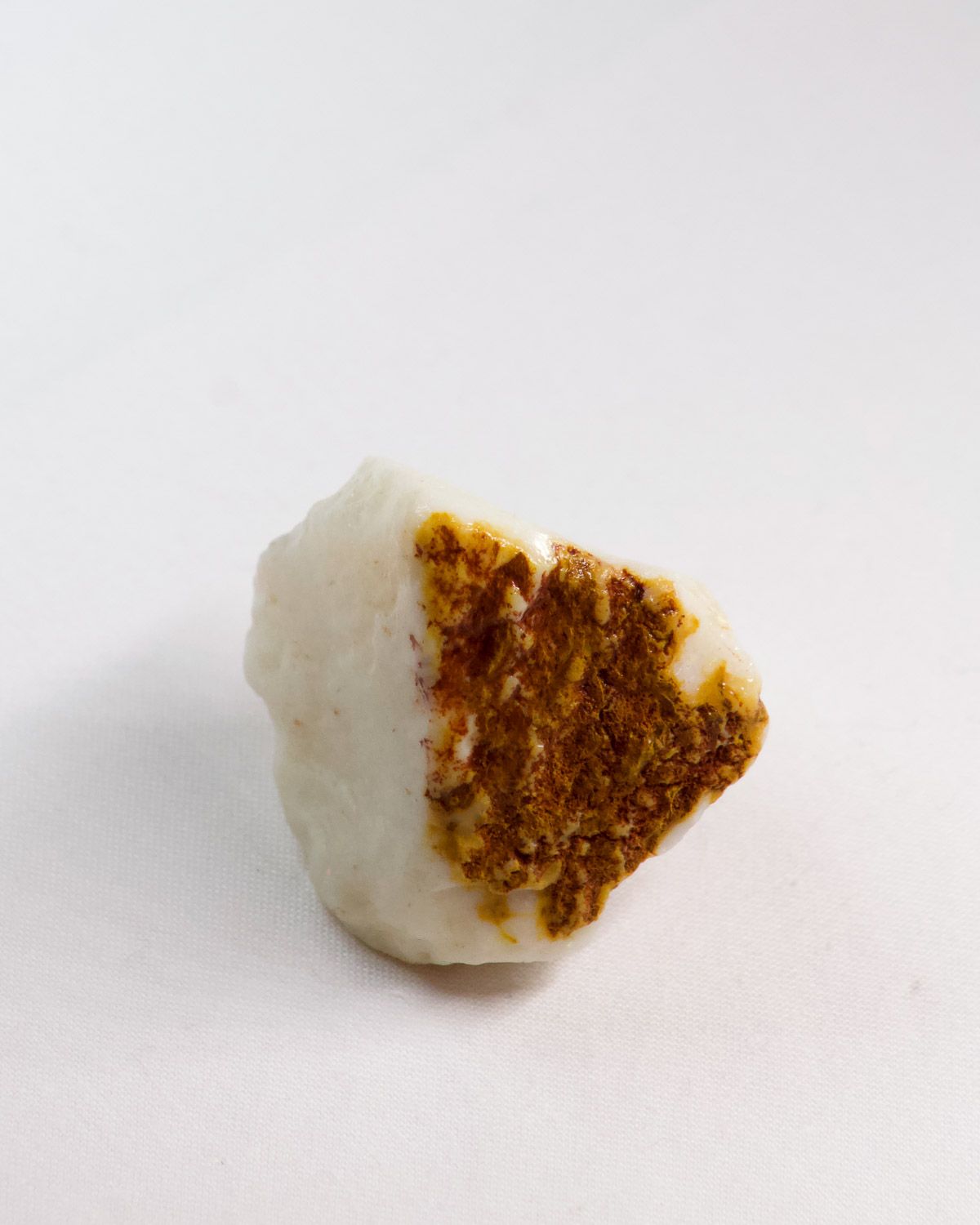 Opal No. 015, face with an ochre ironstone patch