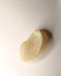 Opal No. 016, smooth honey-toned face with flashes of orange, green and violet