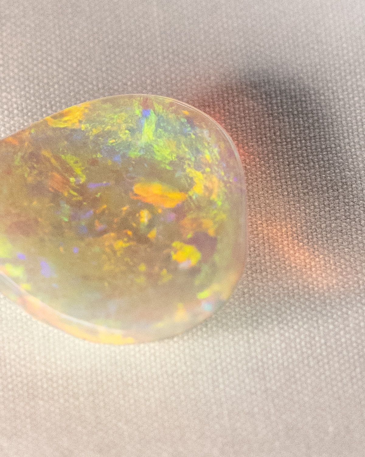 Opal No. 017, close up of the fire
